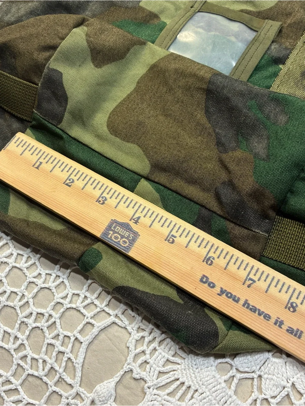Military Issue Raleigh Industries Protective Ensemble Carrying Bag Woodland Camo